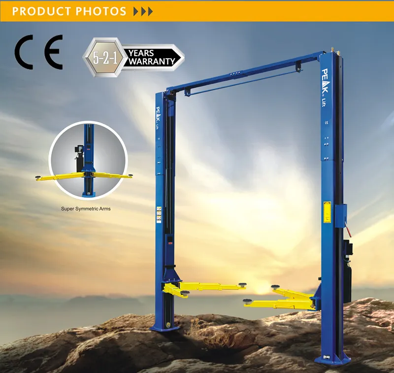 China Manufacturer Manual Release Two Post Lift 4 Tons (209C)