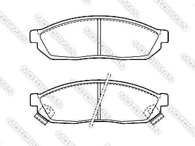 D281-7104 Brake Pad for Honda Civic I Saloon 1979 -1984